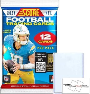 2024 Score Football NFL Retail Pack with 12 Trading Cards + Toploader! STREETCARDS!