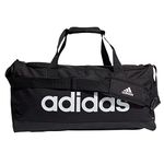 Adidas GN2038 LINEAR DUFFEL M Gym Bag unisex-adult black/white NS