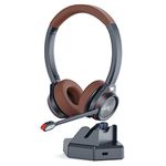 Bluetooth Headset With Boom Mic