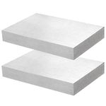 PINGEUI 2 PCS 4 x 6 x 3/4 Inch Steel Bench Block, Wire Hardening and Wire Wrapping Tool, Metal Bench Block for Jewelry Making, Stamping, Hammering, Flattening