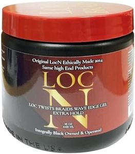 LOC N GEL LOC Twists Braids Wave Edge Gel 16 OZ. -Extra Hold-