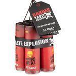 Hot Chilli Sauce Gift Set - Dynamite Hot Sauce 5 Pack with a Thank You Sticker - Hot Chilli Bomb Sauce