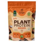 Origin Nutrition 100% Natural Vegan Protein Powder (European Pea Protein Isolate & Pumpkin Seed Protein) Easy to Digest Chocolate Flavour with 25g Plant Based Protein,816g