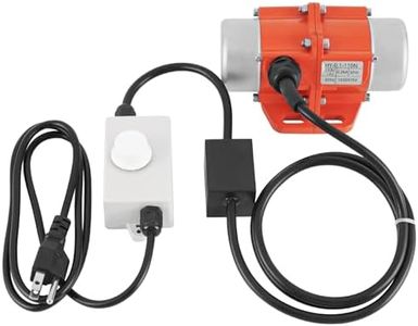 JIAWANSHUN 30W Small Concrete Vibrator Screen, Vibration Motor with Speed Controller and US Plug, Waterproof Vibrating Motor Single Phase AC 110V 3600RPM For Sand Shaking Table