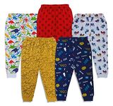 x2o Kids Cotton Pajama Pants with All Over Print and Bright Colors (Multicolor) (Pack of 5)(18-24 Months)