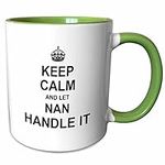 3dRose Keep Calm And Let Nan Handle