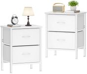 HOMIDEC Bedside Table Set of 2, Bed