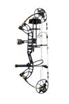 Bear Cruzer G4 Ready to Hunt Compound Archery Bow, 70lb. Draw Weight, Right Hand, Black/Fred Bear