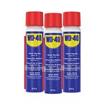 WD-40 Multipurpose 63.8g Spray for Home Improvement, Frees jammed locks & Rust Parts, Adhesive remover & Protectant Agent - Multi use for Home, Work and DIY Purposes (Pack of 3)