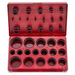 NEIKO 407 Rubber O-Ring Assortment Kit, Buna-N Gasket Sealing Rings and Replacement O-Rings, 32 SAE Sizes, 407-Piece Kit