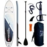 M.Y Point Break Paddle Boards 10ft 6in Inflatable Stand Up Paddle Board Paddleboard Complete with Full SUP Accessories Package + Rings for Seats