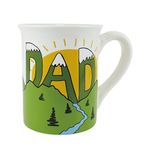 Enesco Our Name Is Mud Dad Mountains Distance Mug, 16 Oz. Capacity