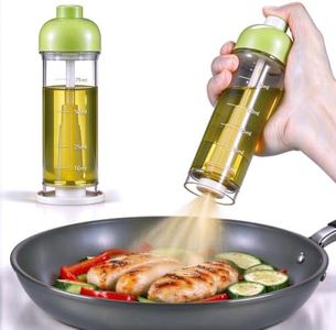 Oil Sprayer for Cooking, Bottom Spray Olive Oil Mister, Green | 100ml Refillable Oil Sprayer with Bottom Spray Nozzle for Air Fryers, Cooking, Baking, Grilling and Salads