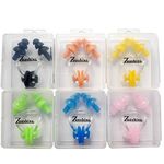 Zooshine 6 Sets Waterproof Swimming Earplugs Nose Clips Swimming Ear & Nose Protector Sets Box Packed