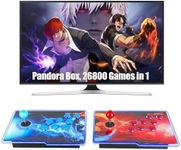 HHU Pandora Box Arcade Game Console 26800 Game Pre-Install,Retro Game Machine for TV PC Projector, Supports Up to 4 Players, Full HD Output,, Search, Save, Hide, Favorites List