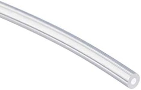 uxcell Silicone Tubing 1mm ID X 2mm OD 6.6ft 2m Flexible Silicon Rubber Tube Air Hose Pipe for Pump Transfer Clear