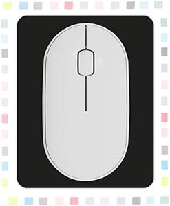 GZXHS Small Rectangular Mouse pad Shop,only Takes up Mouse Space, Universal Mini Mouse pad Portable Waterproof, with Non-Slip Glue Base, Black 5X6 inches,, black, 5x6 small mouse pad