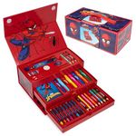 Marvel Spiderman Art Sets for Kids with Crayons Markers Colouring Pencils Art Supplies