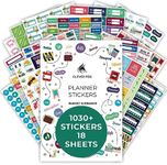 Budget Stickers by Clever Fox - 18 Sheets Set of 1030+ Unique Budget Planner Stickers for Your Monthly, Weekly & Daily Planner, Budget Planner, Calendar or Journal, Budget Sticker Book (Budget Pack)