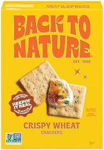 Back to Nature - Crispy Wheat Crackers - Real Ingredients like Wheat Flour & Sea Salt - Non-GMO - 6.5 Ounce