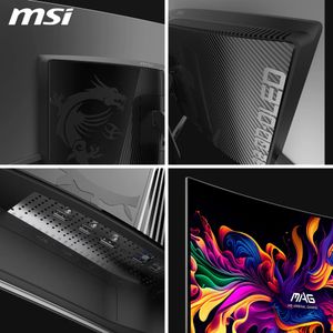 MSI 32" QD-OLED Gaming Monitor – MPG 321CURX, Ultra HD Display