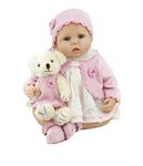 ZIYIUI Lifelike 22inch Reborn Baby Dolls Like a Real Baby Silicone Vinyl Newborn Baby Reborn Dolls Realistic Newborn Baby Dolls(Baby Reborn)