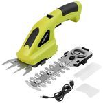 DEWINNER Cordless Hedge Trimmer & Grass Shear, 2 IN 1 Hedge Trimmers with 2 Interchangeable Blades, Electric Grass Trimmer for Gardening, Cutting, Trimming, Shearing, Pruning