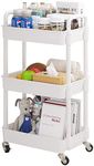 UDEAR 3-Tier Rolling Utility Cart w