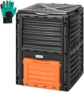 VIVOSUN Compost Bin 80Gallon (300L), Outdoor Composter W/Large Capacity & Easy Assembling, Compost Barrel for Fast Creation of Fertile Soil