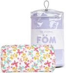 Brookstone Squishy FOM Cushion Pillow - The Original Stretchy, Comfy, Colorful Pillow for Neck, Lumbar Support, and Bed - Ideal for Sleeping, Car, and Travel - Small Pillow, Butterflies, 12 x 7 Inches