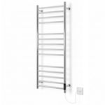 Manissa Siena Electric Stainless Steel Towel Rail H1000mm W400mm Mirror Polished Finish Electric Heated Towel Radiator Energy Efficient