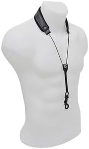 BG S20SH Alto/Tenor Saxophone Leather Strap with Snap Hook