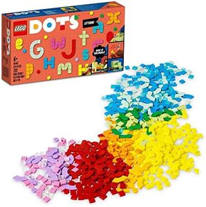 LEGO® DOTS Lots of DOTS – Lettering 41950 DIY Craft Kit; Fun Alphabet to Inspire Creative Activities for Kids Aged 6+