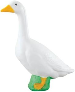 Fox Valley Traders Official Gaggleville 23" Large White Goose, Plastic Garden Décor, Vibrant and Clean Painted Goose Feet - Indoor or Outdoor Decorative Figurine for Garden, Patio, or Entryway Accent