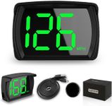 2023 New HUD GPS Speedometer Digital Speed Meter Head Up Display for Cars Trucks, USB Cable Install Accurate MPH Speedo Updates in Real Time