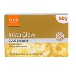 Vlcc Insta Glow Gold Bleach With Gold Oxide For Glowing & Radiant Fairness 60gm by Unknown