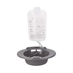 McKesson Sitz Bath with 2000 mL Bag, Plastic, Graphite, 500 mL Increments up to 2000 mL, 10 Count