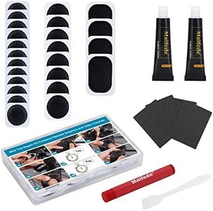 Maifede Bike Inner Tube Patch Kits, Bicycle Tire Repair Kit, with Portable Storage Box, for Cycling, Motorcycle, BMX, ATVs and More Inflatable Rubber.