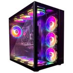 Computek Gaming PC • Intel Core i7 3770 • Nvidia GTX 1650 4GB Graphics Card • 16GB RAM • 256GB SSD+1TB HDD • 500W 80+ PSU• Wi-Fi • Windows 11• Black RGB Gaming Case •