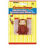 Curious George Cake Topper and Birthday Candles Set, 7pc
