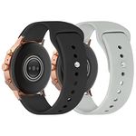 KIBDSNG Silicone Sport Watch Straps for Women and Men - Soft Waterproof Rubber Quick Release Replacement Bands, 16mm 18mm 20mm 22mm