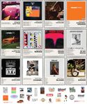 Unique America 12 Pcs| Posters, Album Cover Posters, Frank Ocean, Music Posters, Album Covers For Wall Decor, Frank Ocean Posters 12x16” Total 12 Frank Ocean Poster & 25 Stickers White Design Unframed