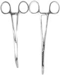 SURGICAL ONLINE 2pc Fishing Set 8" + 10" Curved Hemostat Forceps Locking Clamps Stainless