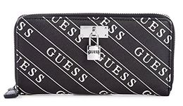 GUESS Unisex-Adult Faux Leather Factory Baldoni Wallet, Black