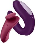 Satisfyer Partner Box 1 - Includes Double Joy Couple's Vibrator and Sexy Secret Panty Vibrator - G-Spot and Clitoris Stimulation, Compatible with Free Satisfyer App, Waterproof, Rechargeable