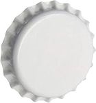 North Mountain Supply Beer Bottle Crown Caps - White - Oxygen Barrier - 150 Count