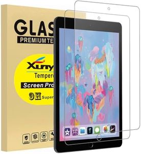 XunyLyee [2 Piezas Protector de Pantalla para iPad 9.7 (Modelo 2018/2017, 6ª/5ª generación), iPad Air 1, iPad Air 2, iPad Pro 9.7 pulgadas, Dureza 9H Vidrio Templado…
