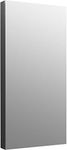 Kohler Maxstow Mirror Cabinet for Bathroom 20"x40"x3.56" (50.8cm x 101.6cm x 9.04cm) Dark Anodized Aluminium with Silver Coated Glass - Bathroom Cabinet with Storage for Medicine, Makeup, Toiletries