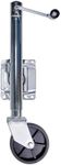 Bastion Distribution Marine/Boat Trailer Jack | Heavy-Duty Swivel Mount | Side-Wind Crank | 6-Inch Wheel | Chrome | 1000lb Capacity | BD-1000SW-SM