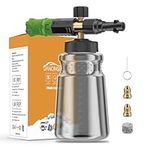 DANCINGBOAR Snow Foam Lance for Karcher K Series K2 K3 K4 K5 K6 K7 Pressure Washers, 1L Adjustable Soap Dispenser Snow Foam Cannon for Car Wash and Cleaning